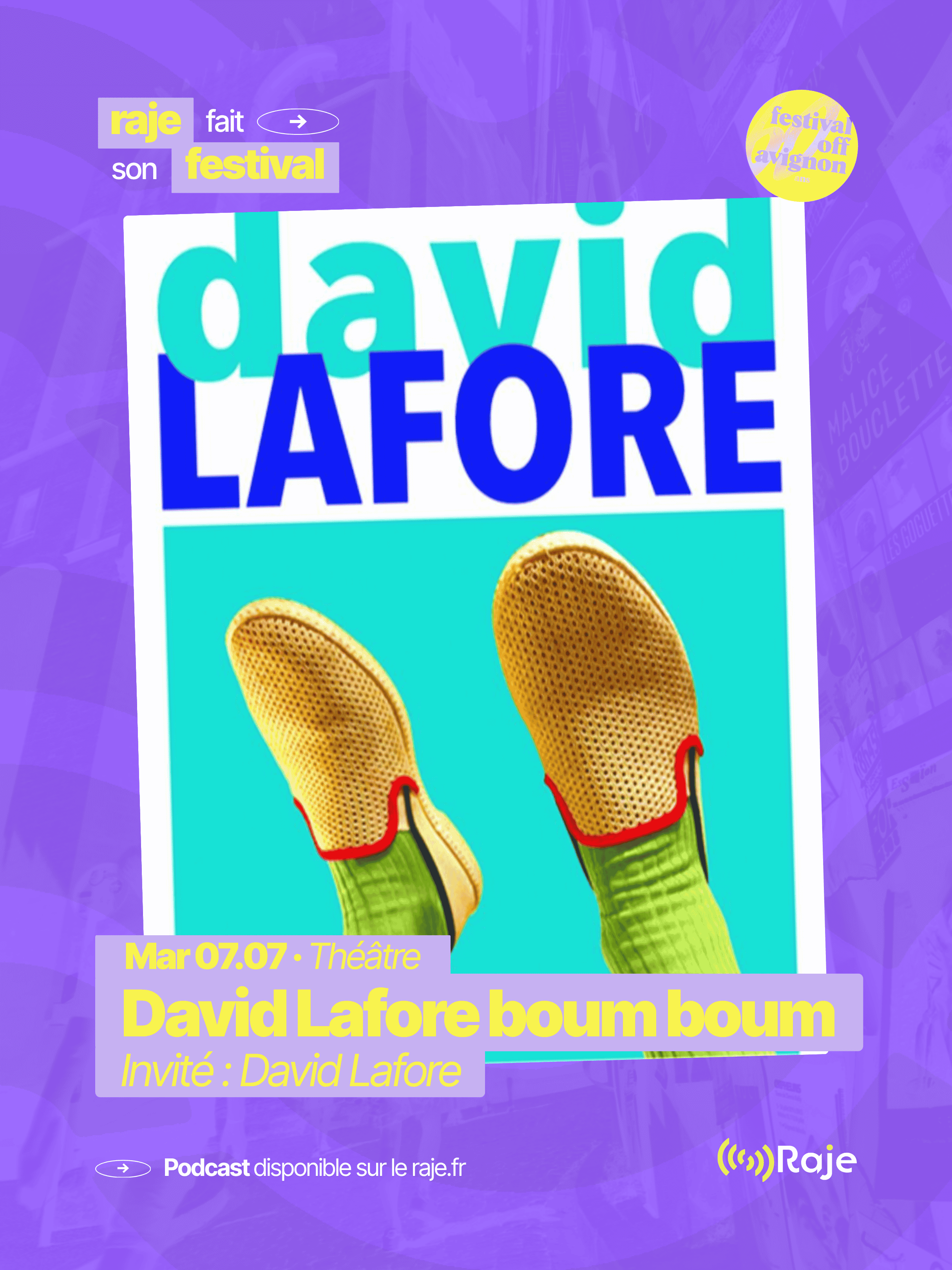 RAJE fait son festival - « David Lafore duo boom boom » - 07.07.2026